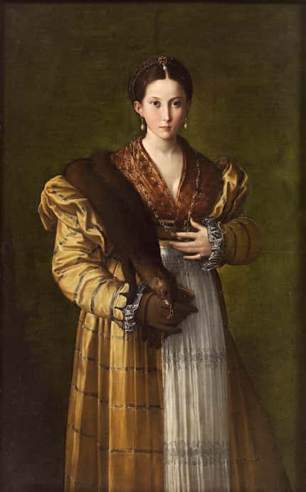 Florentine master Parmigianino's "Antea" is reputedly a painting of his young mistress.