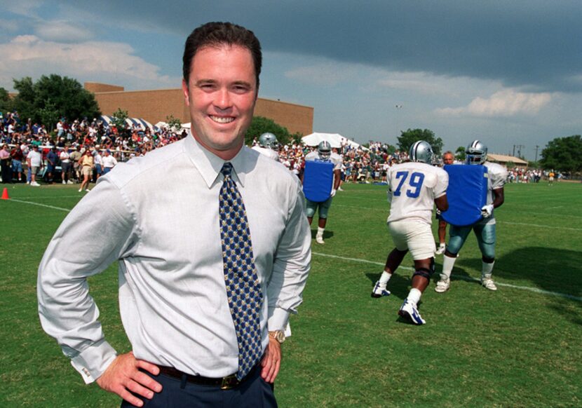  Stephen Jones poses at the Dallas Cowboys training camp at St. Edwards University on August...