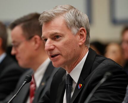Southwest Airlines incoming CEO Bob Jordan testified on Capitol Hill in 2017.