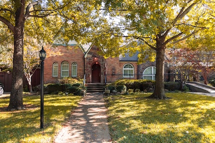 The Tudor home's facade will remain relatively the same. Homeowner Kate Moseley and designer...