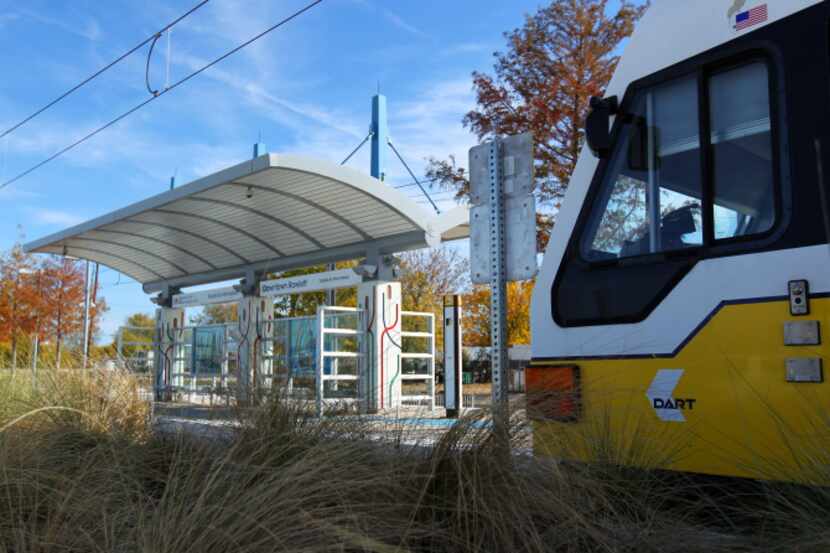 DART's downtown Rowlett rail station is expected to be teeming with commuters not long after...