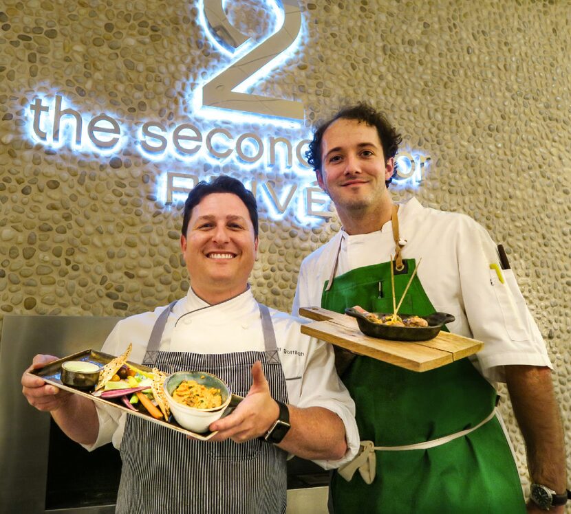 Chef Scott Gottlich of The Second Floor and its former chef Ryan Barnett wanted something "a...