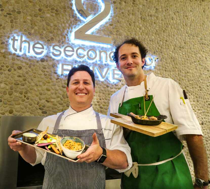 Chef Scott Gottlich of The Second Floor and its former chef Ryan Barnett wanted something "a...