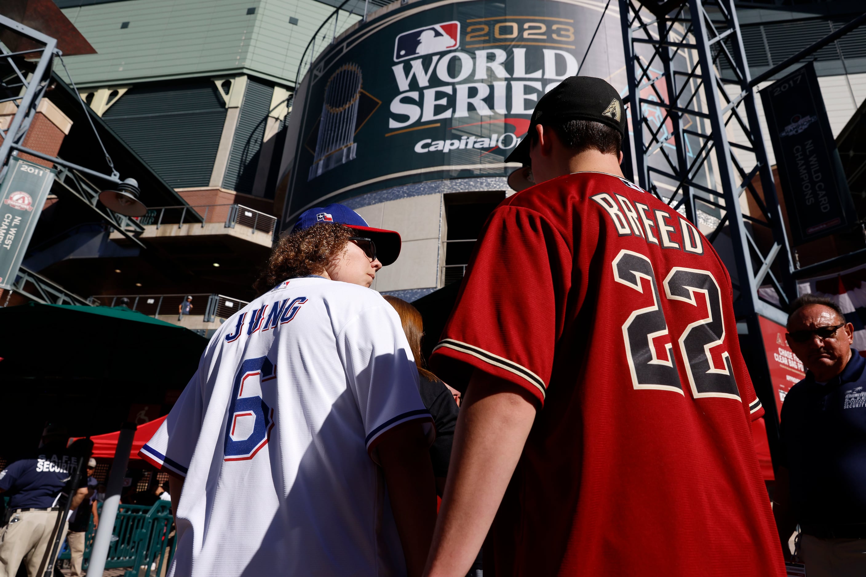 Lock it up See photos as Rangers close out Game 3 World Series win