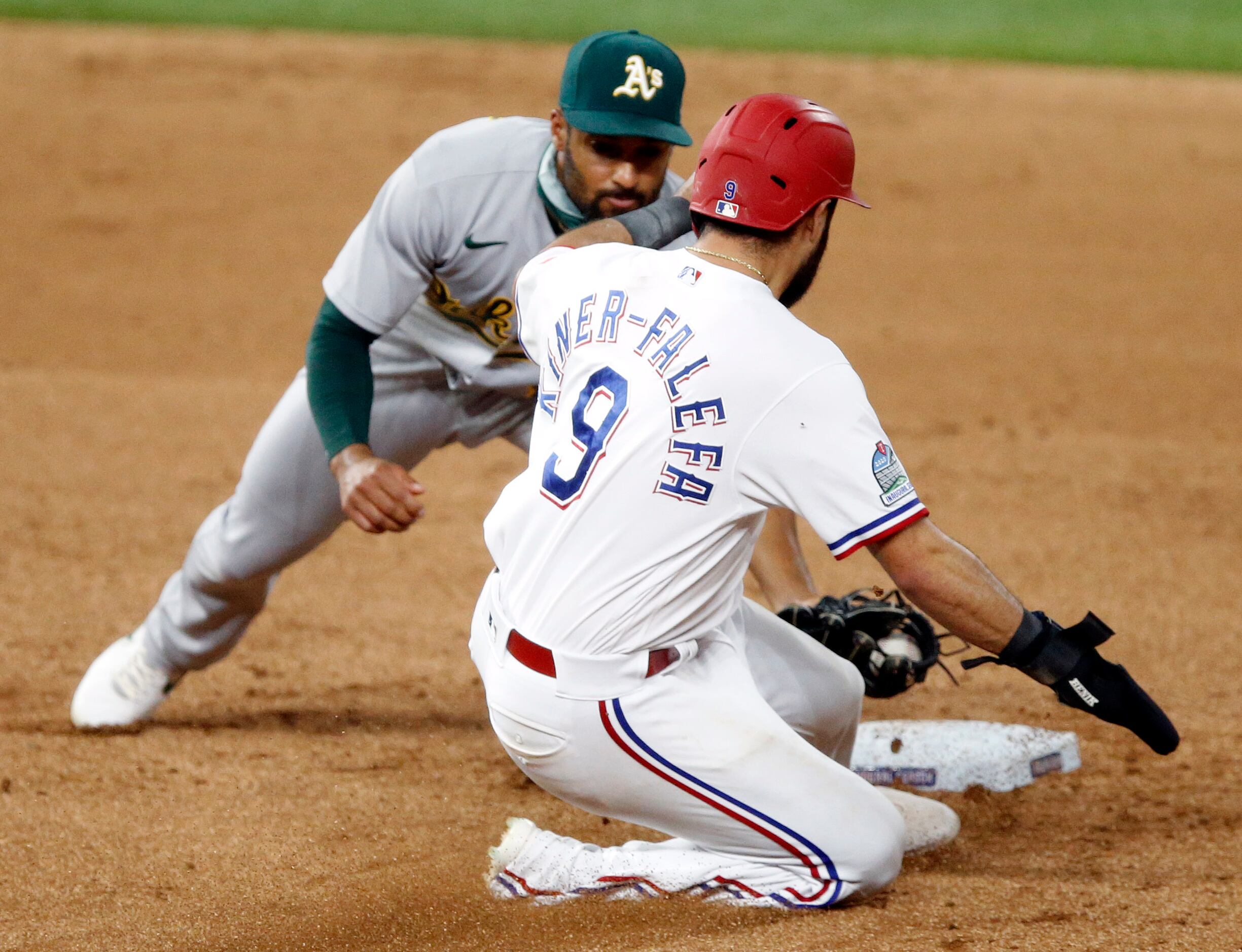 Final Season Game-Used Red Jersey - Isiah Kiner-Falefa - 9/15/19