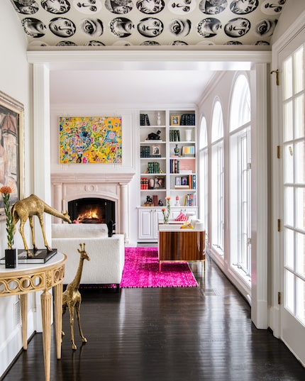 Hallway leading to family room