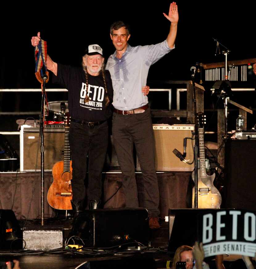 Campaigning for Senate against incumbent Ted Cruz in 2018,  Beto O'Rourke shared a stage...