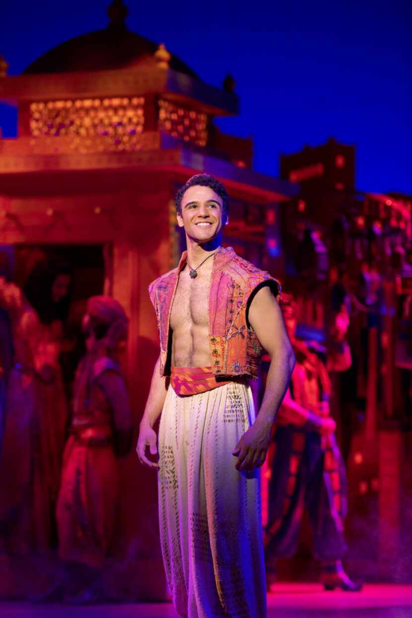 Clinton Greenspan plays the title role in Aladdin in the Dallas Summer Musicals production...