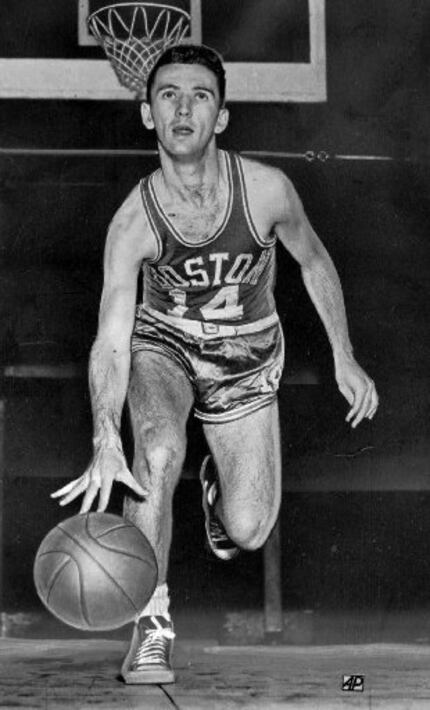 This is a June 1953 file photo showing Boston Celtics' Bob Cousy. 