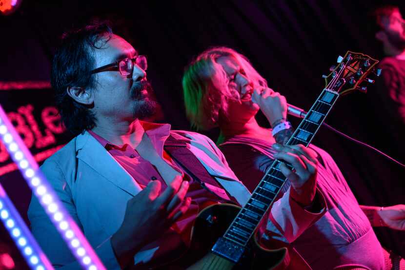 The Teen Wolves, an '80s tribute band, performed at Doublewide in Dallas in September.