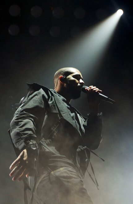 Drake performs at the American Airlines Center in Dallas, Thursday, July 21, 2016.