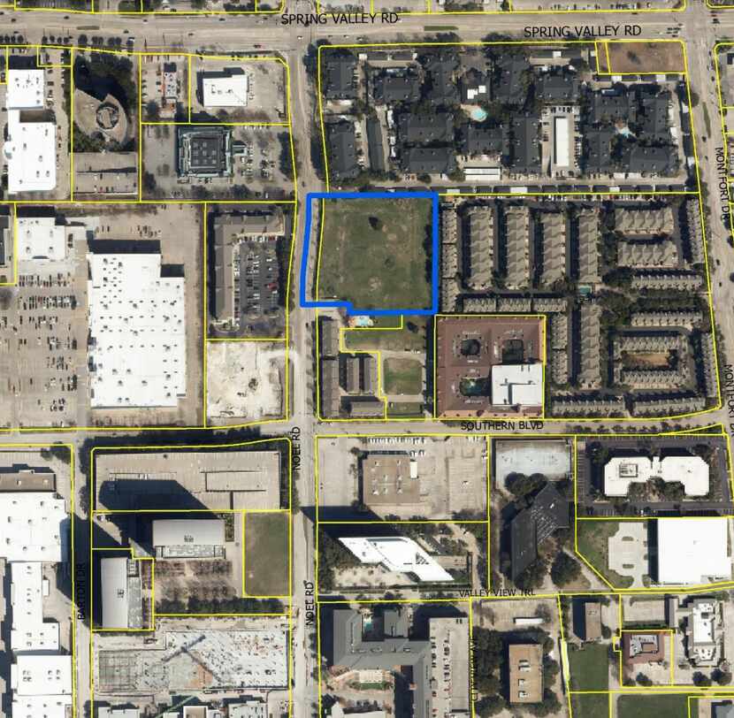 The apartments are planned for one of the last vacant tracts north of the Galleria.