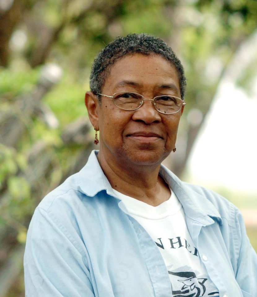 Anna Hill, photographed in April 2009 during a neighborhood cleanup.