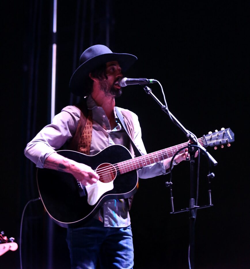 Ryan Bingham performs at the Toyota Texas Music Revolution at Oak Point Park in Plano, Texas...