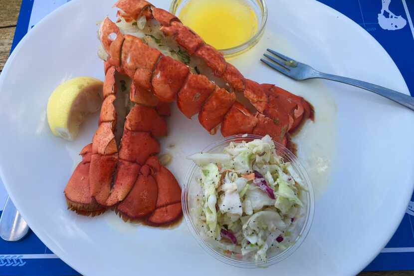 Fresh lobster in Montauk, N.Y.
