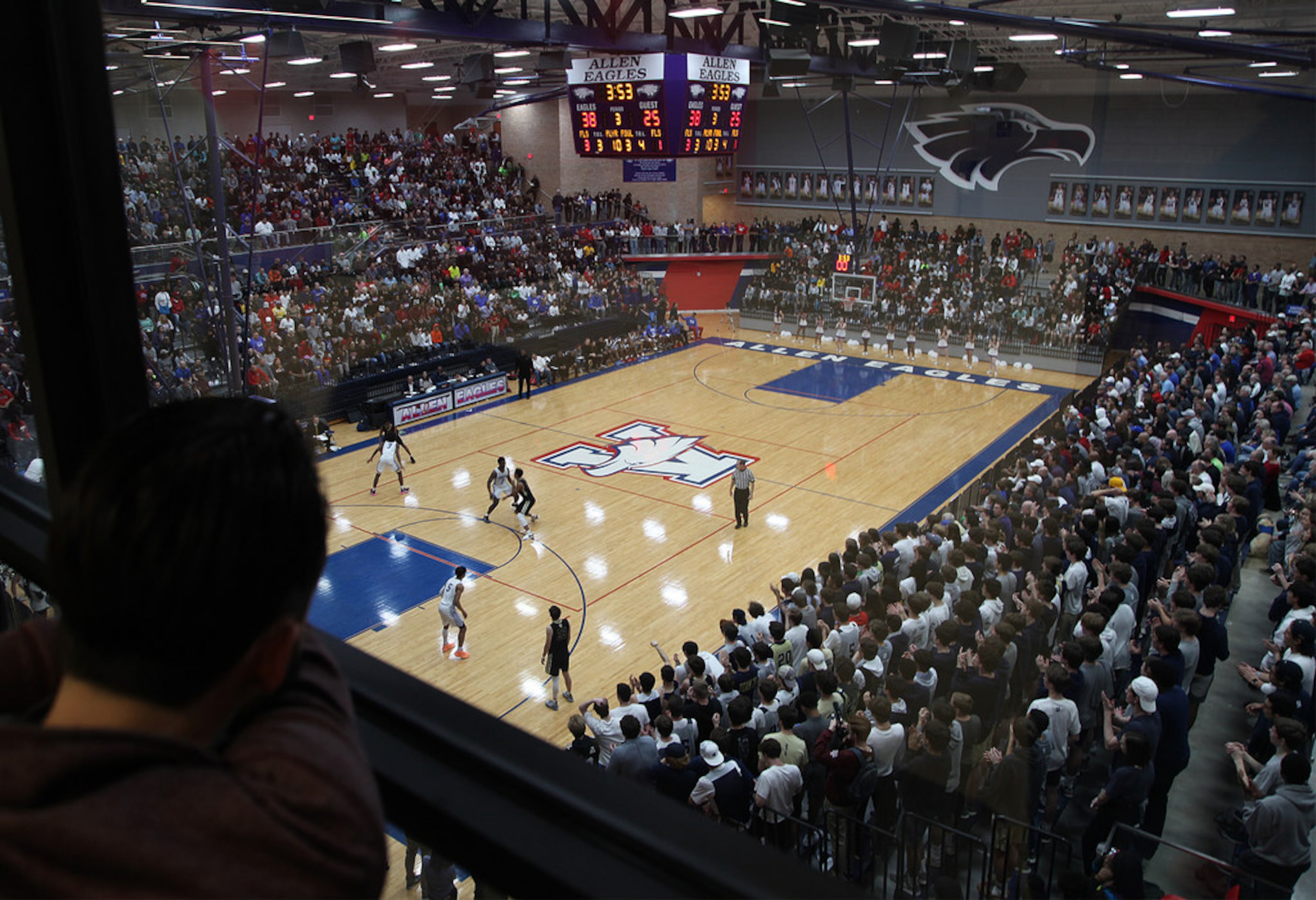 It was standing room only as South Garland High School played Dallas Jesuit in a 6A, Region...