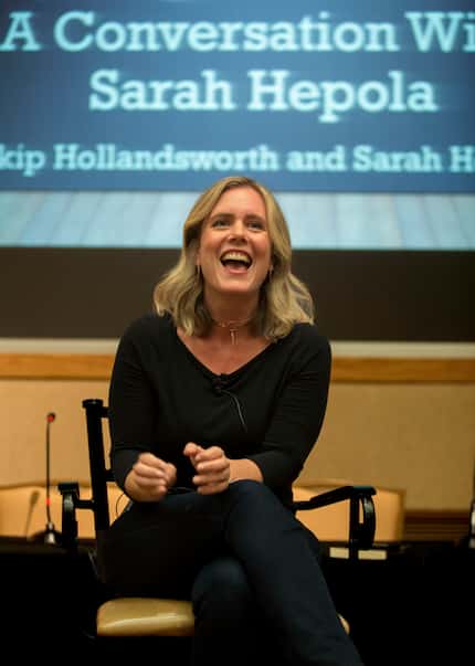 Sarah Hepola, seen here at the 2017 Mayborn Literary Nonfiction Conference in Grapevine,...