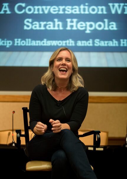 Sarah Hepola, seen here at the 2017 Mayborn Literary Nonfiction Conference in Grapevine,...