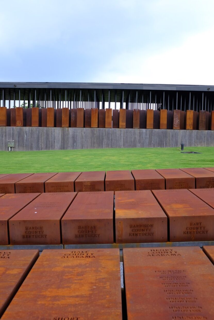 The National Memorial for Peace and Justice, in Montgomery, Ala.