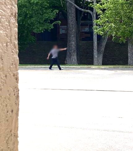 The Dallas Police Department released this image of the man who was fatally shot by police...