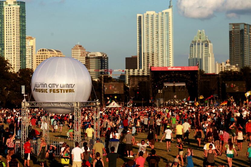Music fans take in acts at the Austin City Limits Music Festival. (Jason Janik/Special...