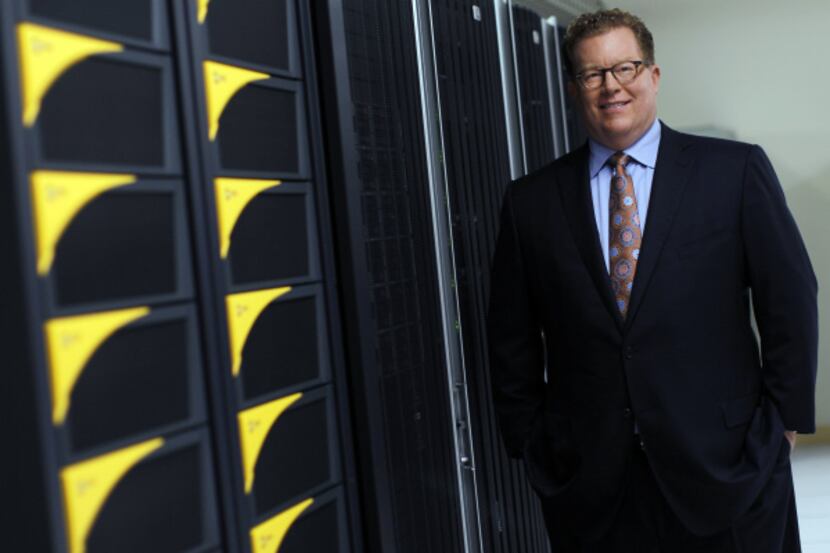 Entrust President & CEO Bill Conner at a data and storage facility in Carrollton,