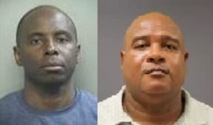 Germaine Walls (left) and Terrance Scott were fired from the Dallas Police Department after...