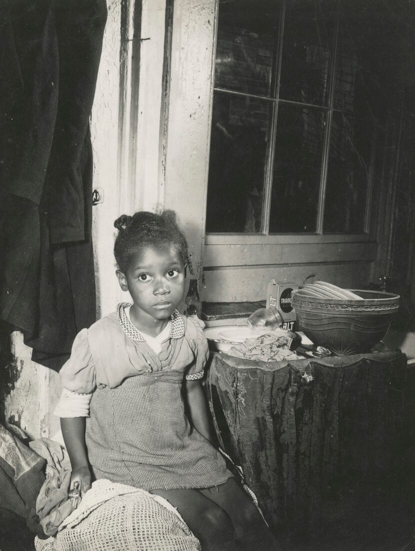 Gordon Parks' portraits of children — such as this 1942 image of a girl who lived near...