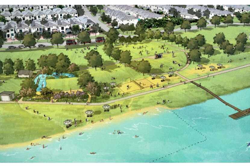 The new Walsh phase will include a nine-acre lake.