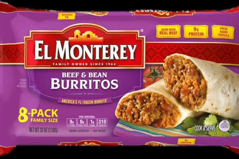 Ruiz Foods' products include El Monterey-branded frozen burritos sold in grocery stores.