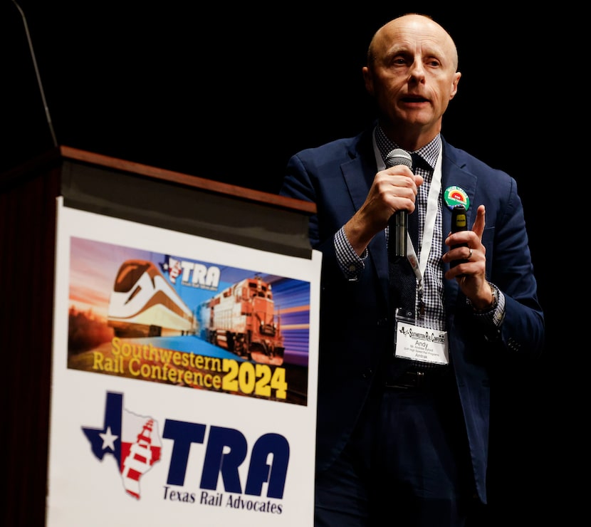 Andy Byford, Senior Vice President of High-Speed Rail Development Programs at Amtrak, leads...