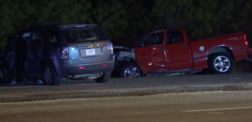 The crash on Canada Drive totaled both vehicles, killing both drivers and injuring their...