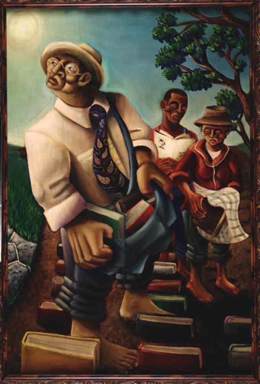 The Cultivators, 2000, by Samuel L. Dunson Jr. The work is part of the the Kinsey African...