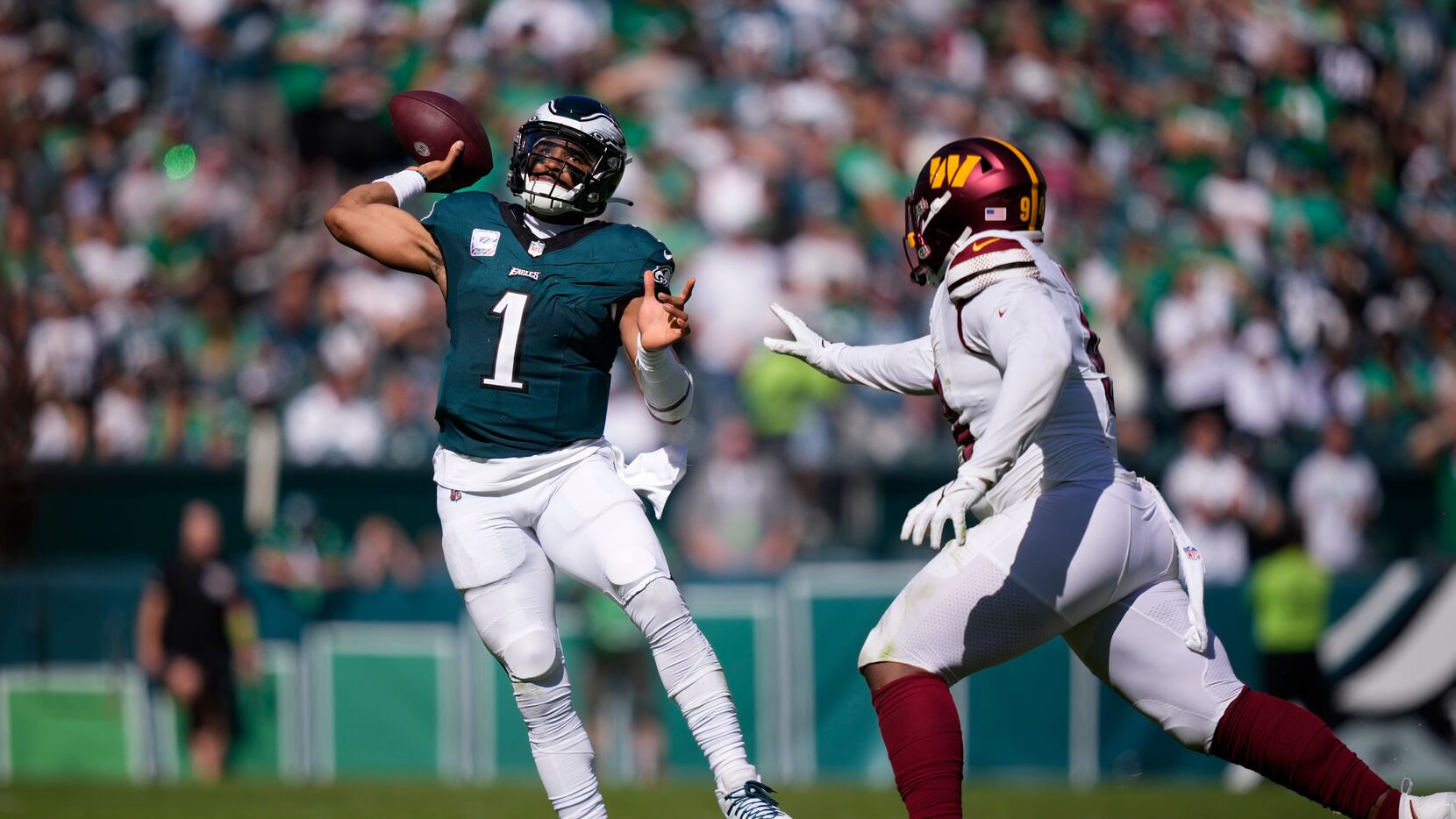 Jalen Hurts' breakthrough passing game, 4-0 start resemble 2022 for NFC  champion Eagles