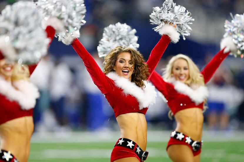 The Cowboys Christmas Spectacular includes a performance by the Dallas Cowboys Cheerleaders.