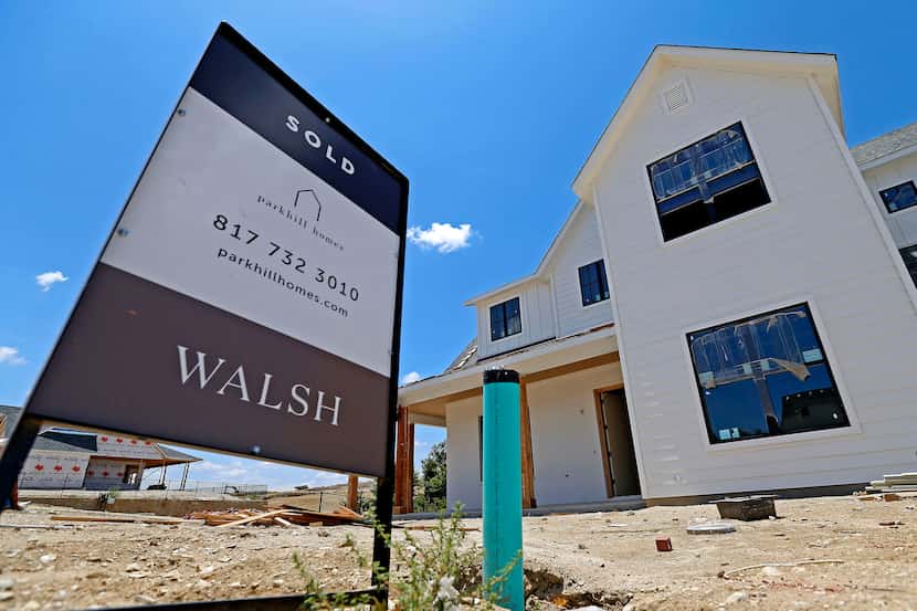 The Walsh Ranch development west of Fort Worth will ultimately have 15,000 homes.