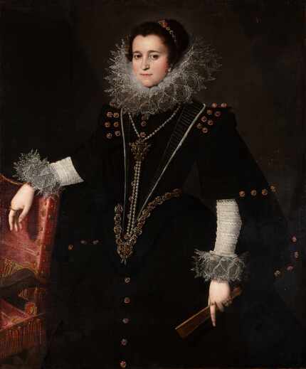Bartolomé González y Serrano (1564-1627), "Portrait of a Lady," 1621, Oil on canvas.