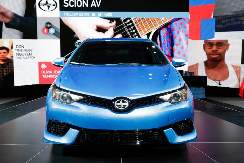  The 2016 Toyota Scion iM is on display at the New York International Auto Show. (AP...