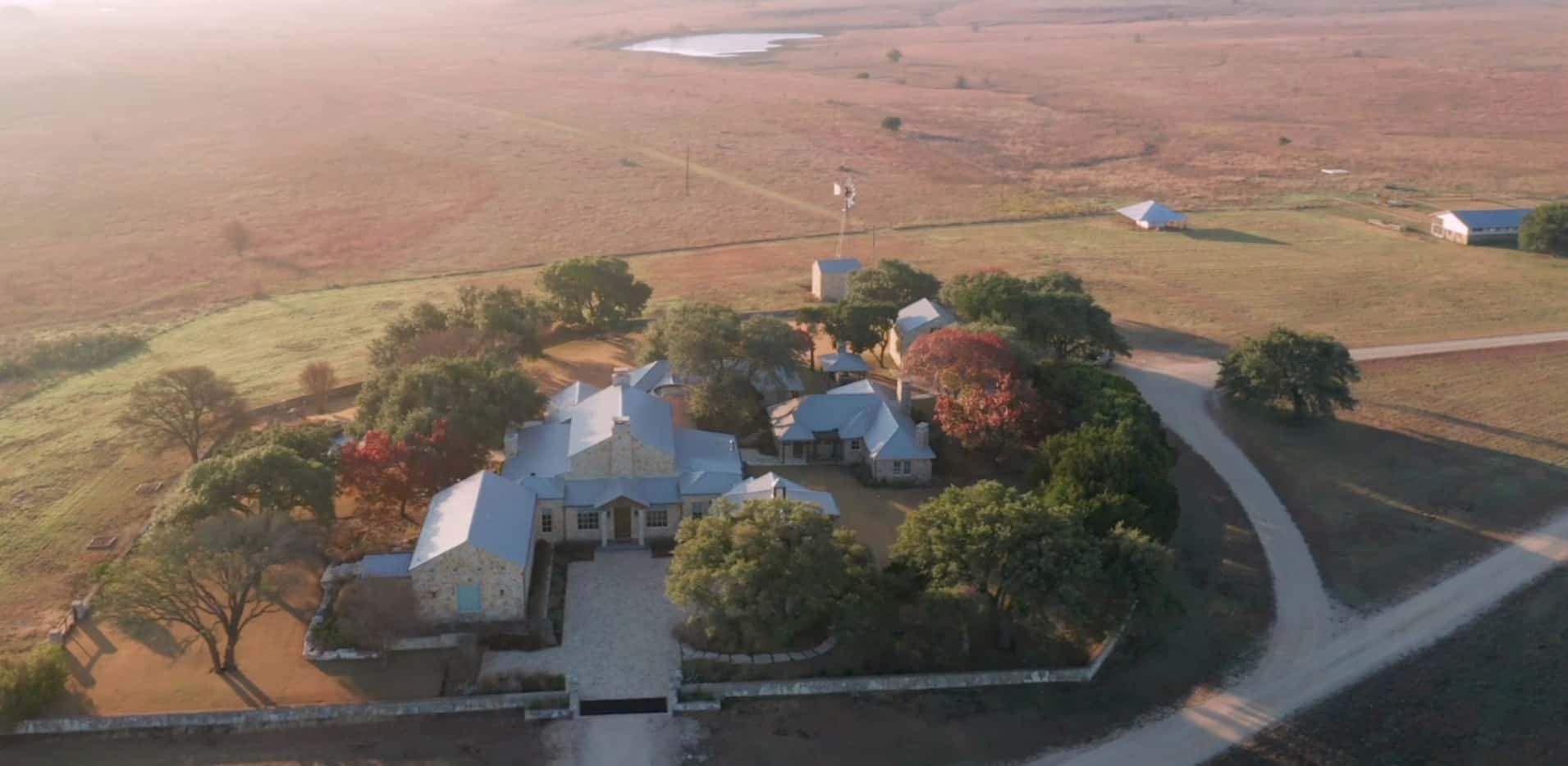 The Rocosa Ridge Ranch includes a large residential compound with new and historic buildings.