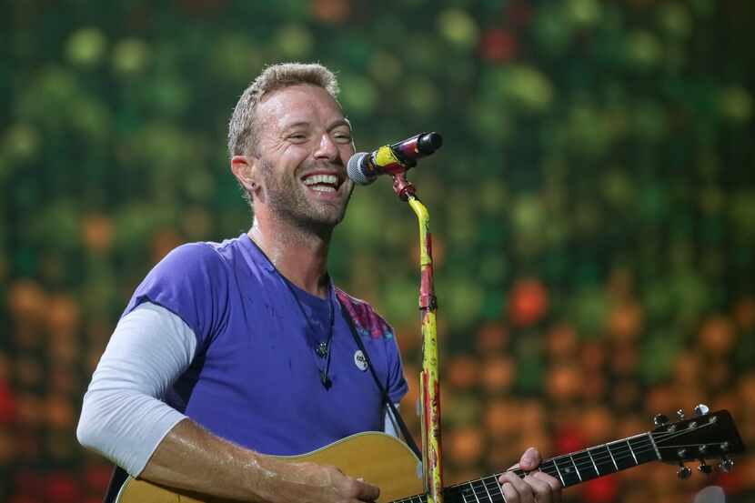 Chris Martin, vocalista de la banda británica Coldplay. AP
