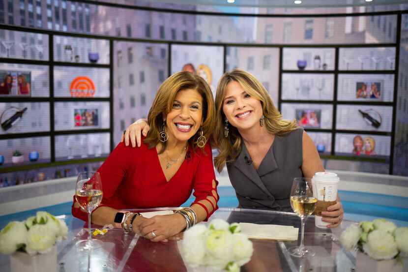 Hoda Kotb, left, and Jenna Bush Hager are the new two-woman team for the fourth hour of the...