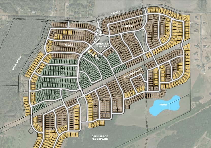 Provident Realty Advisors is planning a community of 1,000 single-family homes on 540 acres...