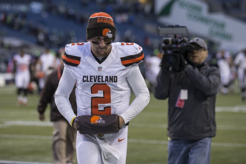 It was reported that Johnny Manziel has been waived by the Cleveland Browns March 11, 2016....