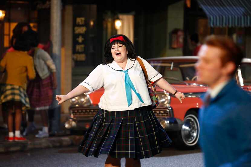 Maddie Baillio made her Hollywood debut as Tracy Turnblad in NBC's "Hairspray Live" on...