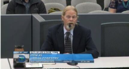  Steve Houser appeared before the City Council's Quality of Life Committee on Monday.