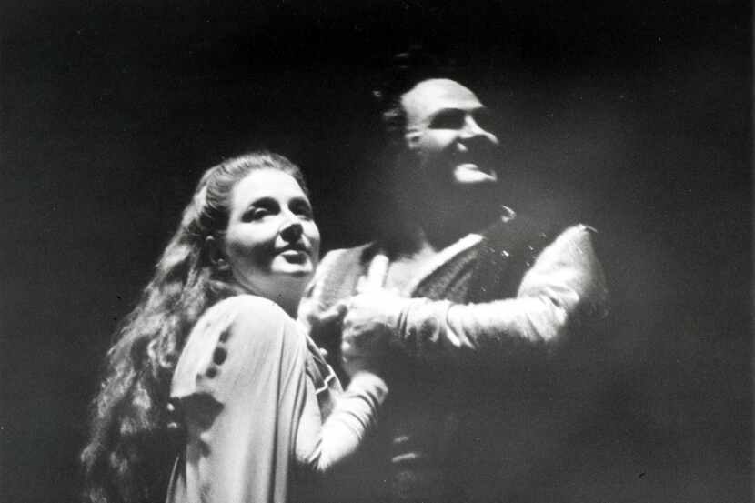 
Jon Vickers, with Roberta Knie in a 1975 production of Wagner’s Tristan und Isolde, created...