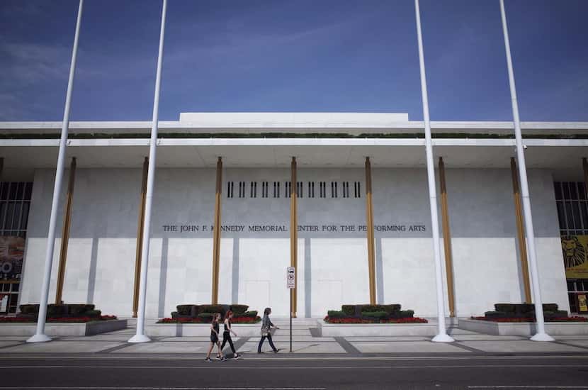 The Kennedy Center  building has been likened to a gigantic Kleenex box.