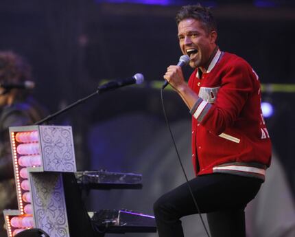 The Killers performed at another major music event in Dallas: the March Madness Music...