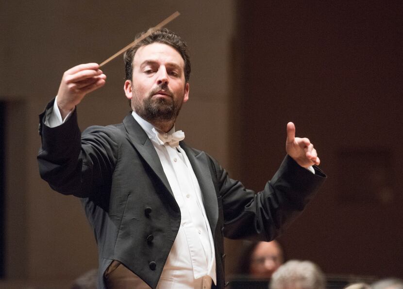 James Gaffigan leads the Dallas Symphony Orchestra on Nov. 2.