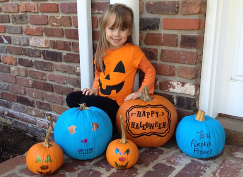 No need for kids with food allergies to be left out of Halloween fun. Just look for a teal...